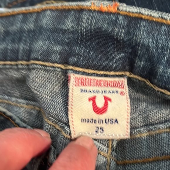 True Religion medium wash bootcut jeans size 25 - Picture 4 of 4